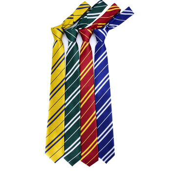 Kolegijos stiliaus dryžuotas kaklaraištis Harry anime Cosplay vyrų ir moterų studentai Poterio vaidmenų žaidimas magijos mokykla