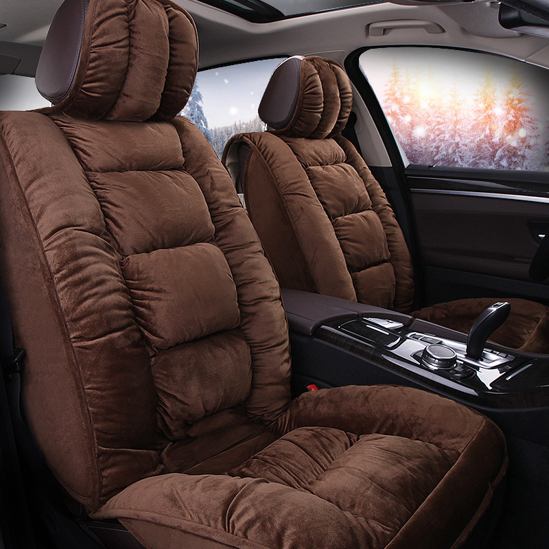 Зимна къса плюшена възглавница за столче за кола, нова зимна калъфка за седалка с полар, универсална пухена възглавница за седалка, на едро