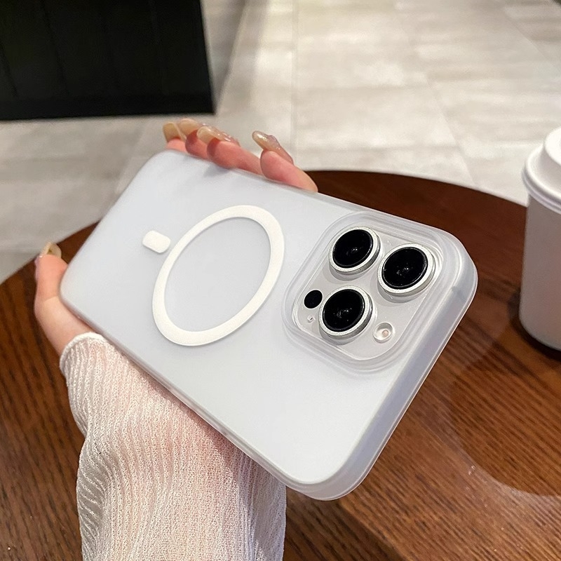 Pogodno za Iphone17 Promax maskica za mobitel PC Ice Mist magnetska Apple 16 ultra tanka mat maskica 15 zaštitna maskica na dodir