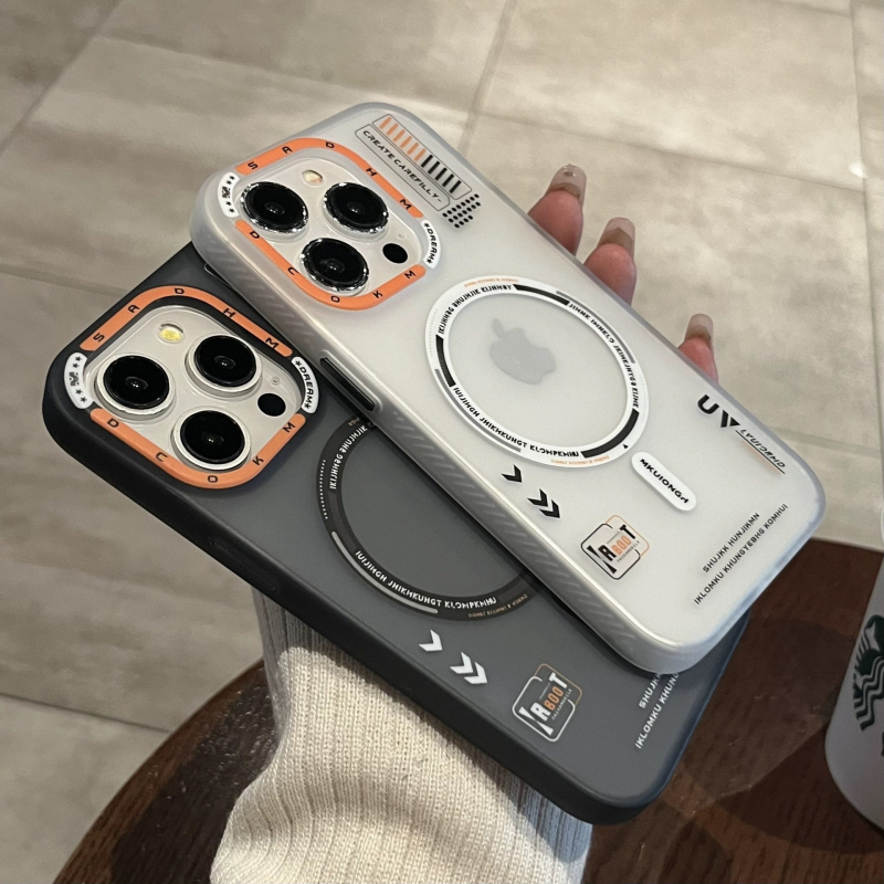 Magnetické puzdro na telefón s matným povrchom vhodné pre iPhone 16, Pro Maxx, elegantný Apple 15, jednoduchý ochranný kryt proti pádu