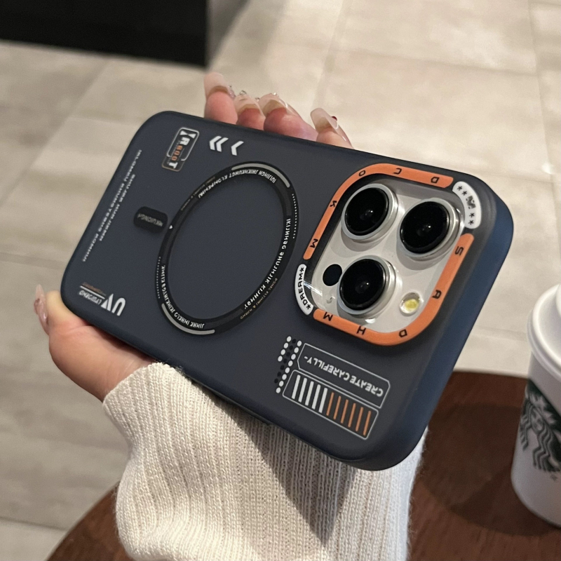 Magnetické puzdro na telefón s matným povrchom vhodné pre iPhone 16, Pro Maxx, elegantný Apple 15, jednoduchý ochranný kryt proti pádu