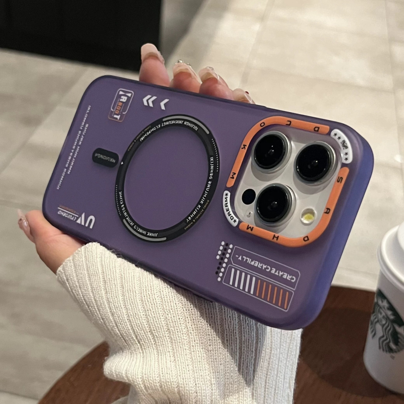 Magnetické puzdro na telefón s matným povrchom vhodné pre iPhone 16, Pro Maxx, elegantný Apple 15, jednoduchý ochranný kryt proti pádu