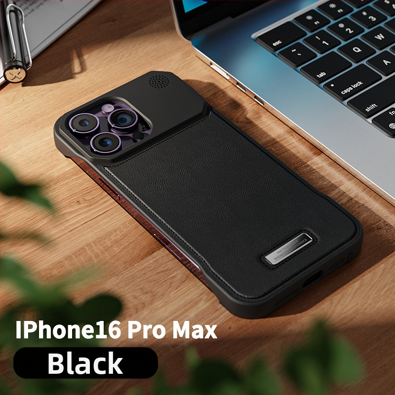 Piemērots Iphone16Promax mobilā tālruņa maciņam aromterapijas ādu, neredzams, magnētisks piesūceknis, Apple 17/15 bezmalu aizsargs pret kritieniem