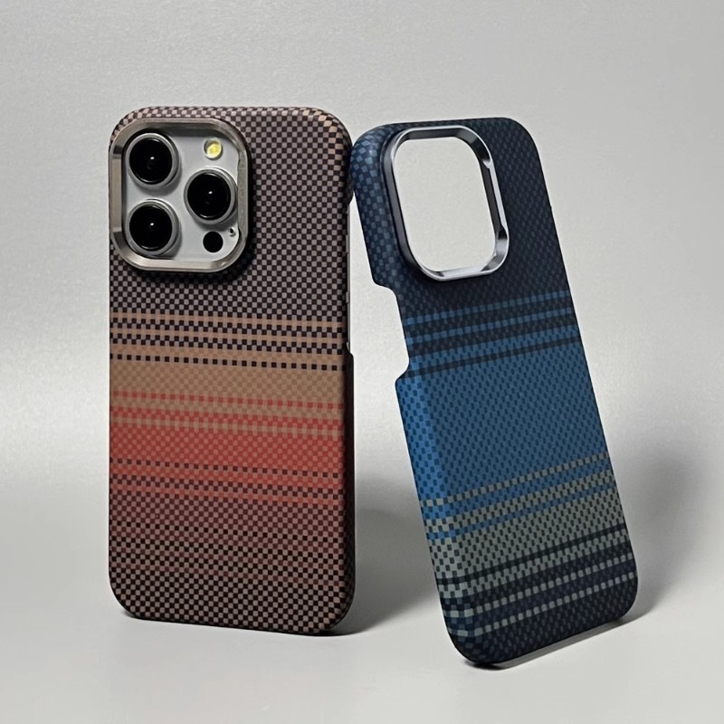 Kevlar szupermágneses telefontok iPhone 17-hez, szénszálas, félcsomagos Apple 16 Pro Max védőtok
