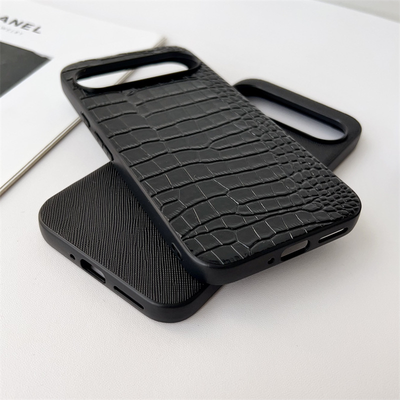 Vhodné pre Google Pixel 10Pro 9Xl Puzdro na mobilný telefón s krokodílím vzorom 7Pro Ochranný kryt s leopardím vzorom a pytónovým vzorom