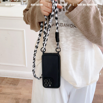 Sobib iPhone 15 mobiiltelefoni ümbrisele, 16Promax ümbrisele, kaelarihmaga, lihtsale kukkumiskindlale mobiiltelefoni ümbrisele