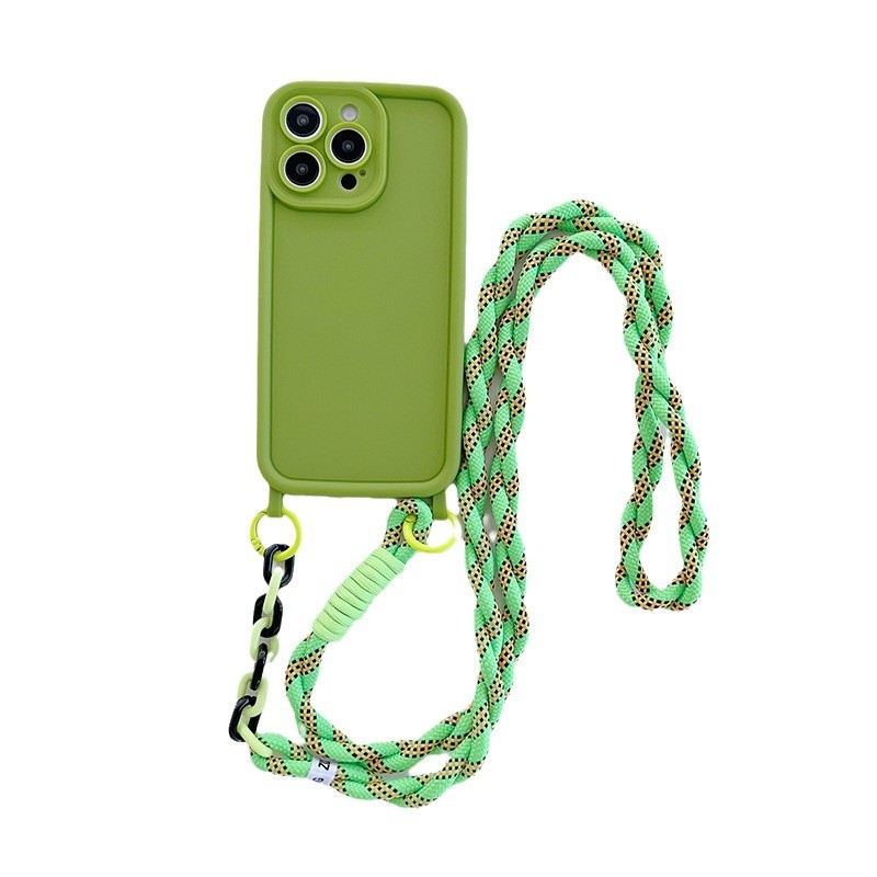 Sobib iPhone 15 mobiiltelefoni ümbrisele, 16Promax ümbrisele, kaelarihmaga, lihtsale kukkumiskindlale mobiiltelefoni ümbrisele