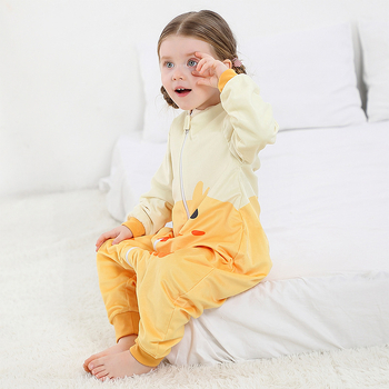 Michley Cross-Border uus magamiskott kevad- ja sügiseseks laste kaheosalise jalaga magamiskott beebikombinesoon laste pidžaama