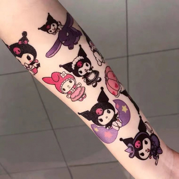 Sanrio Culomi Hello Kitty Merlot veekindel kauakestev tätoveeringukleebis pestav multifilm armas tudeng värske