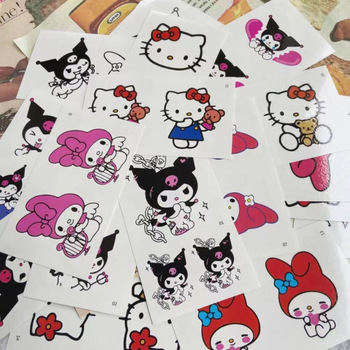 Sanrio Culomi Hello Kitty Merlot veekindel kauakestev tätoveeringukleebis pestav multifilm armas tudeng värske