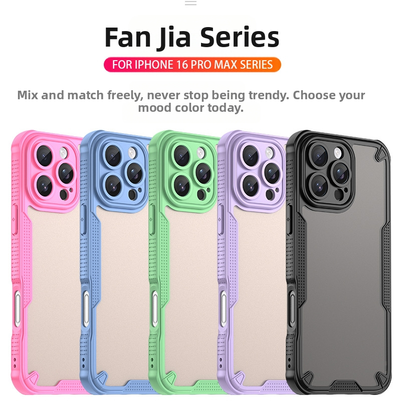 Pre Apple iPhone 16PM puzdro na telefón Apple 16Pro Max vodotesné matné puzdro na telefón All-inclusive