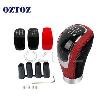 Auto käigukang käigukang manuaalkäigukast universaalne modifikatsioon must nahk 5-käiguline 6-käiguline ristkäiguline käiguvahetuskuul