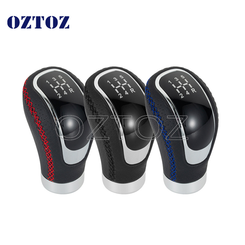 Auto käigukang käigukang manuaalkäigukast universaalne modifikatsioon must nahk 5-käiguline 6-käiguline ristkäiguline käiguvahetuskuul