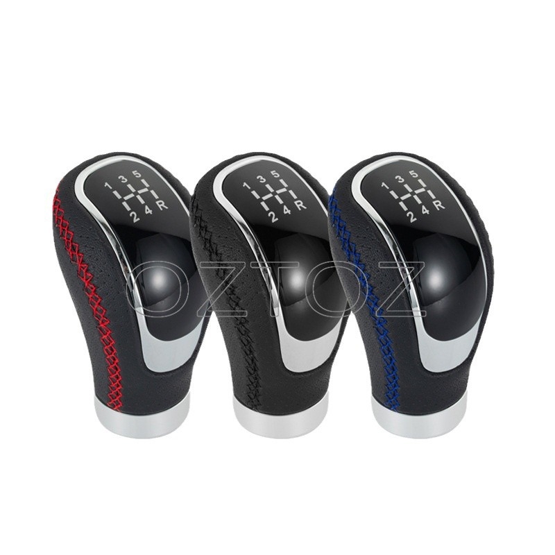 Auto käigukang käigukang manuaalkäigukast universaalne modifikatsioon must nahk 5-käiguline 6-käiguline ristkäiguline käiguvahetuskuul