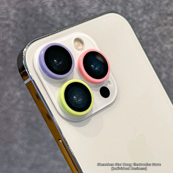 Подходящо за Apple 15ProMax керамично светещо фолио за лещи Eagle Eye, iPhone 14, фолио за мобилен телефон с разделени лещи и всичко включено.