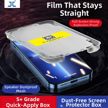 Apple 16 секунди стикери за закалено фолио за iPhone 15, анти-пип фолио, фолио за мобилен телефон, 13 скоростни стикери, 14+ фолио, артефакт