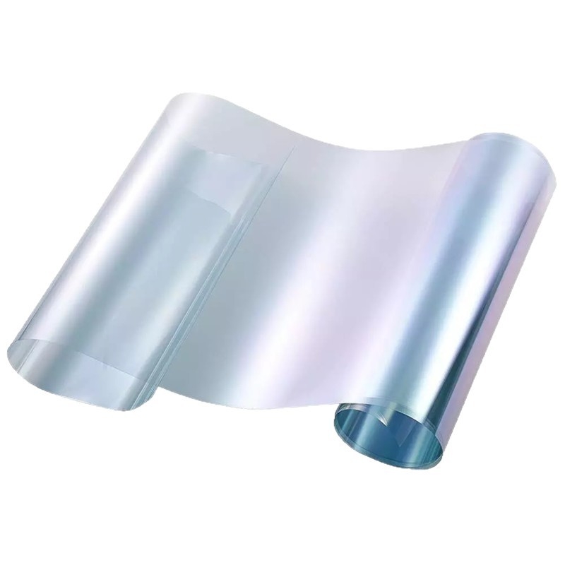 Imperiāli violeta krāsaina automašīnas stikla plēve priekšējā vējstikla saules izolācijas plēve stiklam ar augstu privātumu spoku rožu saules plēve