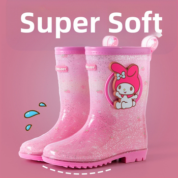 Sanrio vihmajalatsid naiste tarretisega laste Kulomi armsad Meruti lasteaia kooli libisemiskindlad veekindlad vihmasaapad