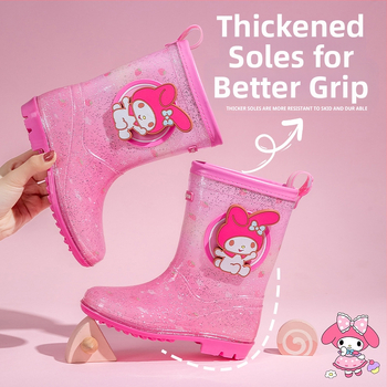 Sanrio vihmajalatsid naiste tarretisega laste Kulomi armsad Meruti lasteaia kooli libisemiskindlad veekindlad vihmasaapad