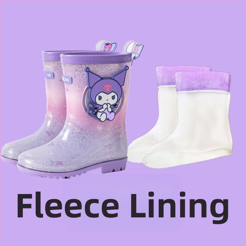 Sanrio vihmajalatsid naiste tarretisega laste Kulomi armsad Meruti lasteaia kooli libisemiskindlad veekindlad vihmasaapad