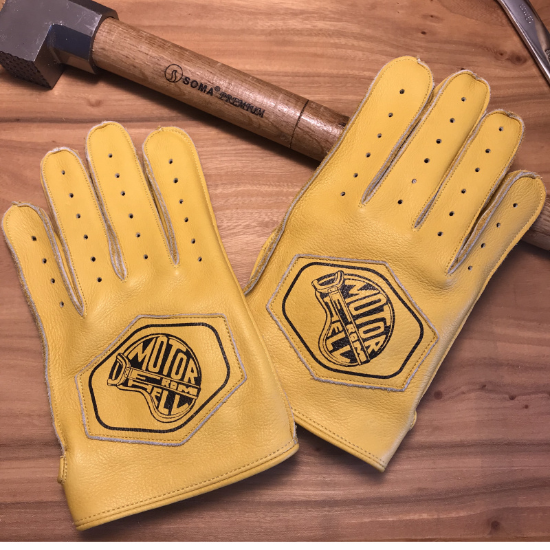 Motociklo pirmojo sluoksnio karvės odos motociklo vyriškos vairavimo retro važiavimo neslystančios moteriškos pusės pirštų pirštinės vasarai lauke