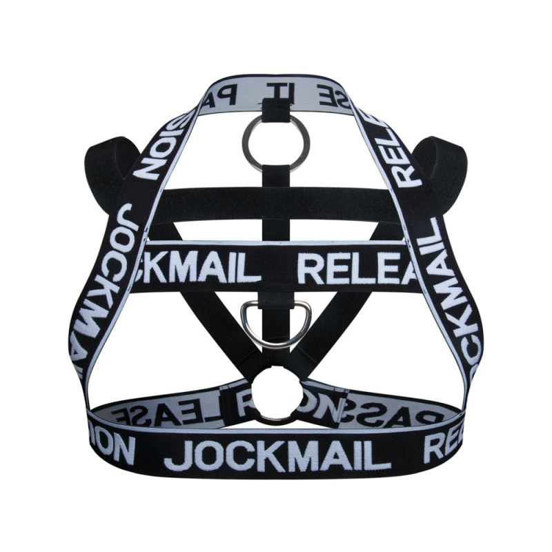 JOCKMAIL Trendikas kirjaga õõnesmoodne kõrge elastse õlarihmaga meeste komplekteeritud sidemega fitness-show lihastele