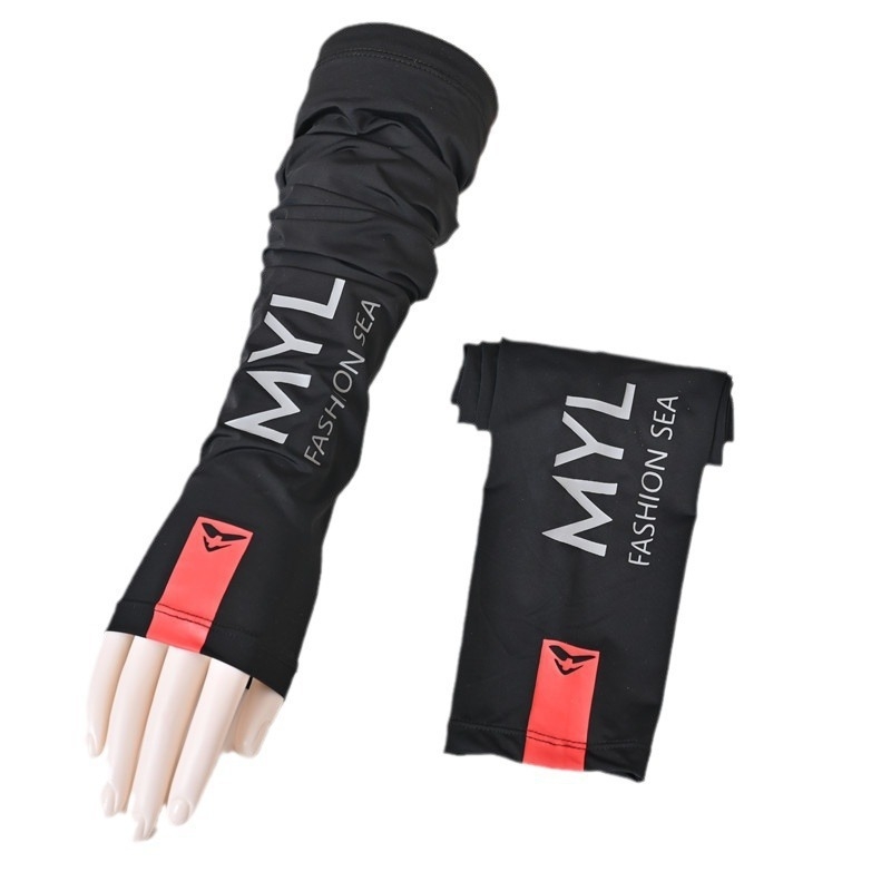 Meeste kalastusspordi päikesekaitse jäävarrukad jalgrattasõiduks Trendikad suvised varrukad Mitmekülgsed õues kasutamiseks mõeldud suvised UV-kaitsega päikesesirmid