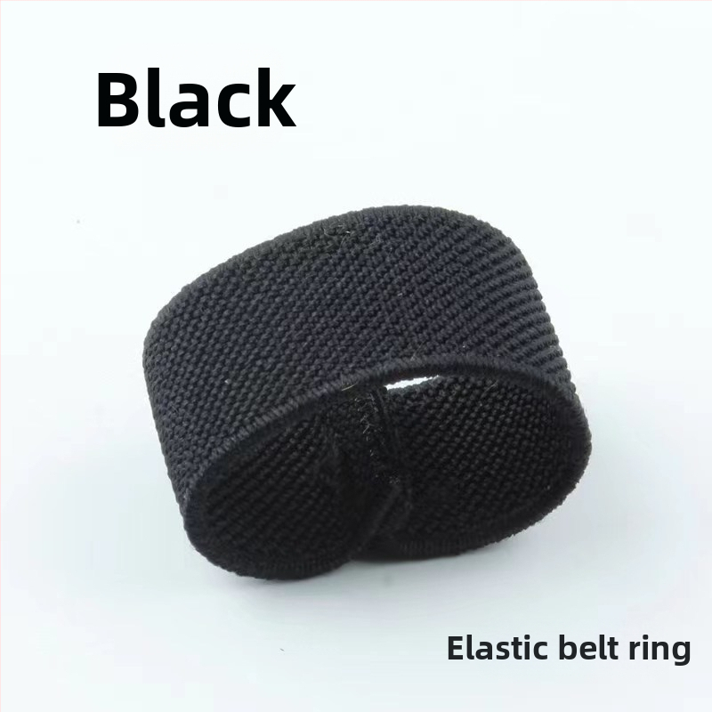 Nailonvöö, must aksessuaarid, sabaklamber, saba kinnitusrõngas, elastne elastse paelaga pandla, lõuendivöö rõngas, väike ring