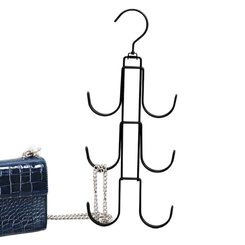 Новият продукт на Amazon - въртяща се закачалка за чанти, кука за съхранение на чанти, закачалка за дрехи, многофункционална, многослойна, закачалка за гардероб, артефакт за окачване на чанти.