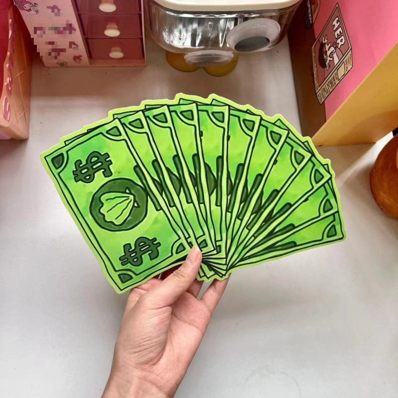 Dollar Bill Bikini Bar Dollar Small Fan Spongebob Dollar Bill Small Fan Kaasaskantav Uudsus Naljakas Käsiventilaator