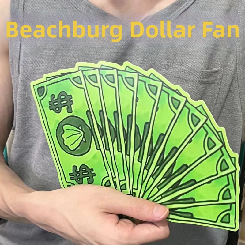 Dollar Bill Bikini Bar Dollar Small Fan Spongebob Dollar Bill Small Fan Kaasaskantav Uudsus Naljakas Käsiventilaator