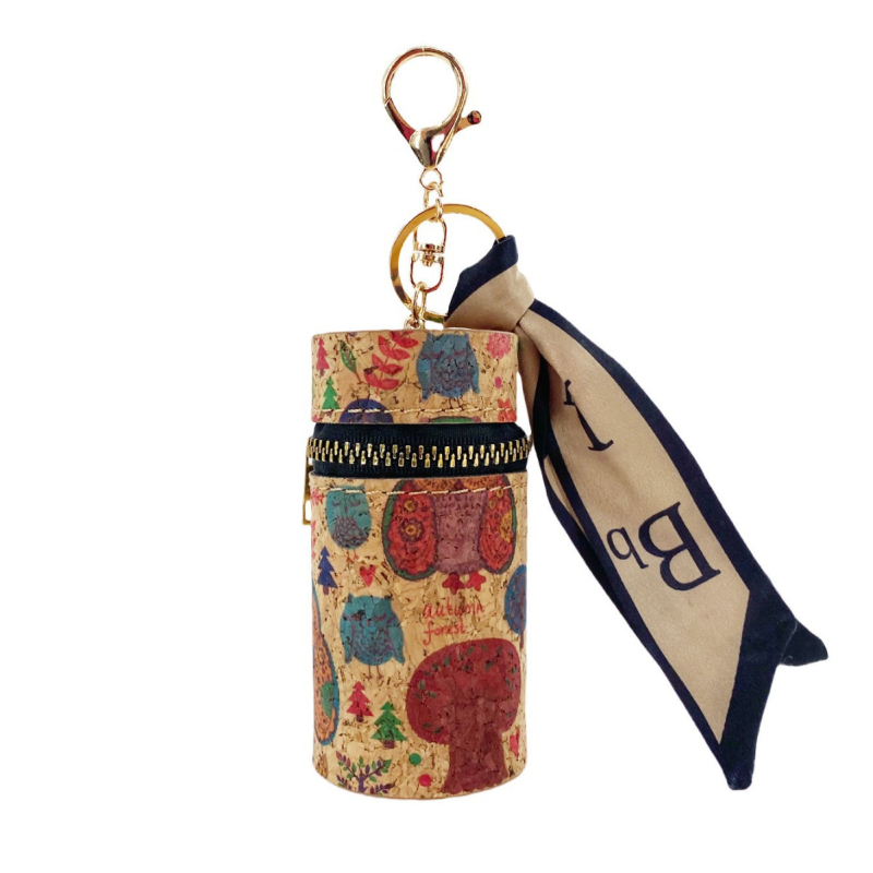 Nauja europietiška ir amerikietiška retro popieriaus medienos grūdų kibiro burna raudonas vokas madingas cilindrinis ausinių lūpų dažų raktų monetų piniginė