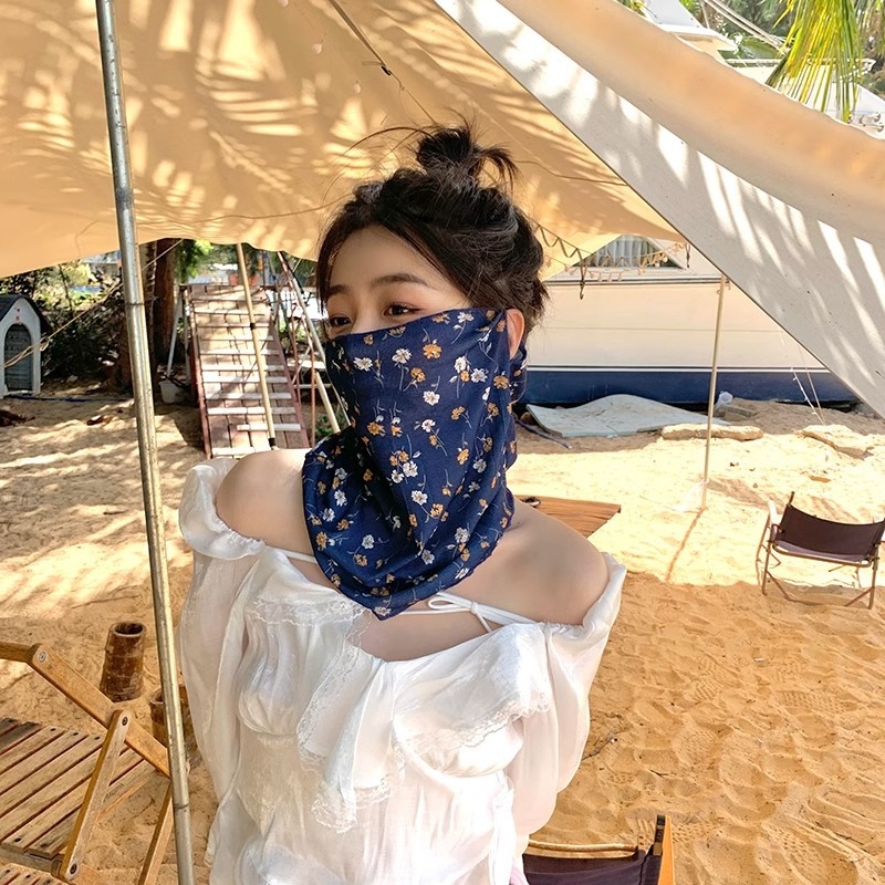 Vasarinis viso veido apsaugos nuo saulės kremas moterims, apsaugantis nuo ultravioletinių spindulių, vairavimo ir jojimo kaklo kaukė, kaklo apdangalas, kaklo apsauga, kaklo rankovė