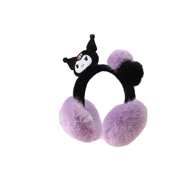 Sanrio originaalsed volitatud laste kõrvaklapid, soojad kõrvaklapid, talvised plush-kõrvaklapid, naiste armsad tüdrukud