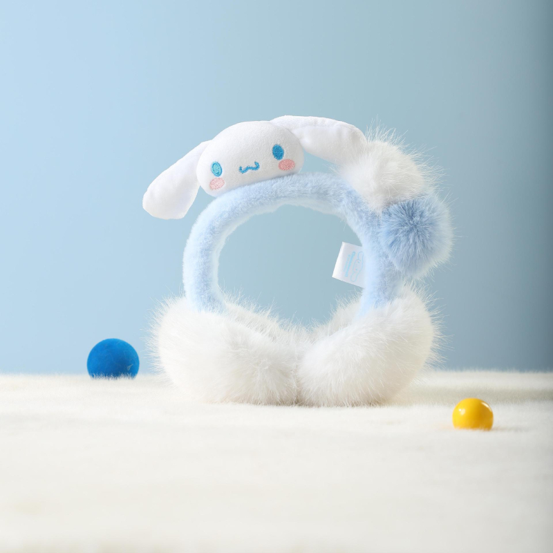 Sanrio originaalsed volitatud laste kõrvaklapid, soojad kõrvaklapid, talvised plush-kõrvaklapid, naiste armsad tüdrukud