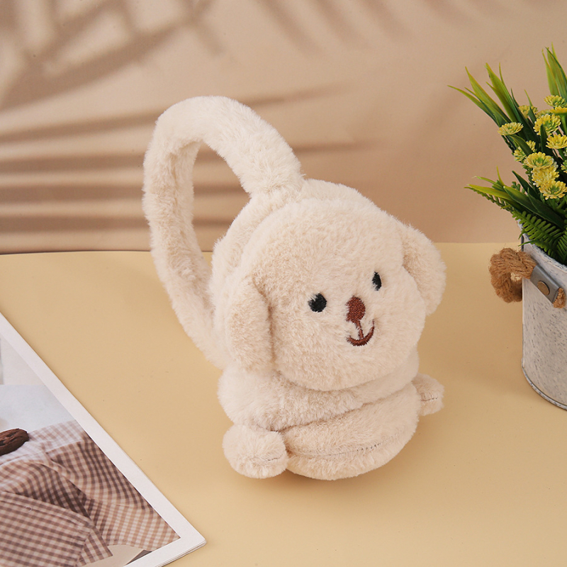 Tvornički direktno izradjeni jesenski i zimski plišani topli štitnici za uši, slatki crtani štitnici za uši, zaštita od hladne vlage, pokrivalo za glavu štenaca