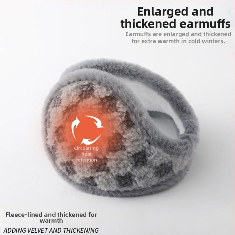 Zimné teplé chrániče sluchu pre ženy, zimné študentské outdoorové aktivity, plyšové chrániče sluchu, vetruodolné a chladné pánske plyšové chrániče sluchu