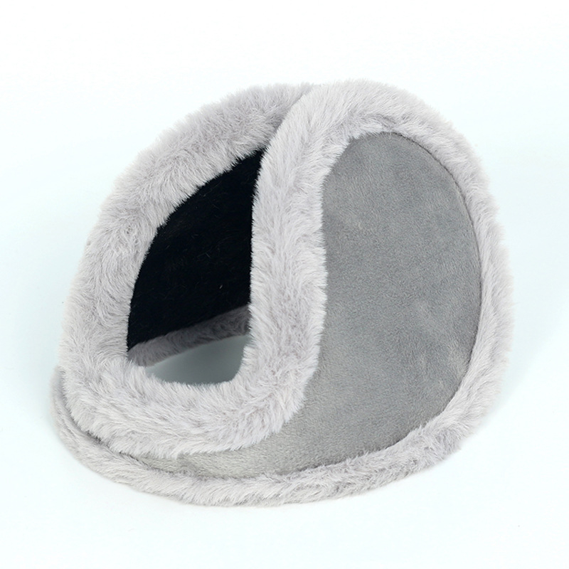 Χειμερινές ζεστές ωτοασπίδες για άνδρες, ποδηλασία εξωτερικού χώρου, αντιψυκτική προστασία αυτιών, τεχνητό, παχύρρευστο πίσω μέρος, μεγάλες ωτοασπίδες