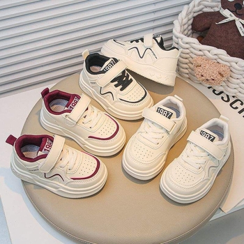 Mergaičių sportbačiai, vaikiški kūdikių bateliai, pavasariniai ir rudens minkšto padu neslystantys vaikiški sportbačiai, nauji berniukiški bateliai