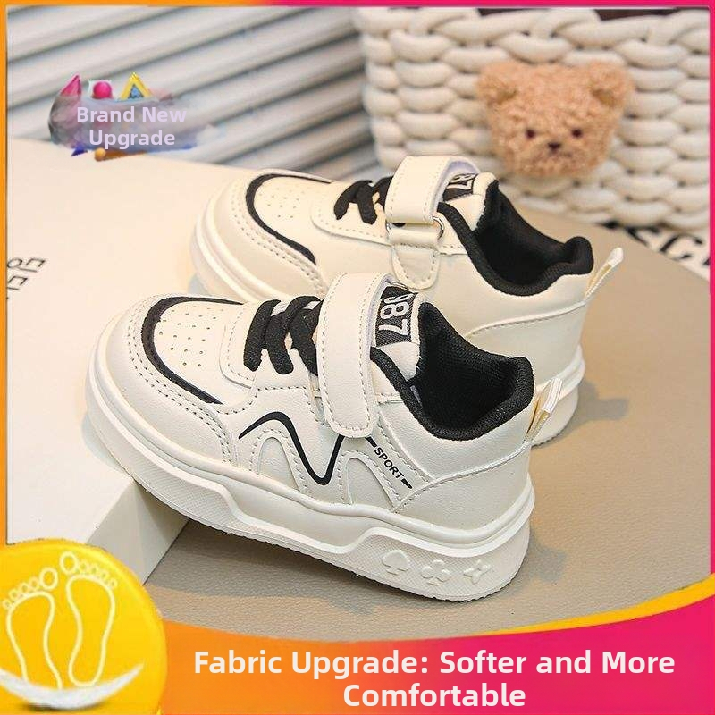 Mergaičių sportbačiai, vaikiški kūdikių bateliai, pavasariniai ir rudens minkšto padu neslystantys vaikiški sportbačiai, nauji berniukiški bateliai