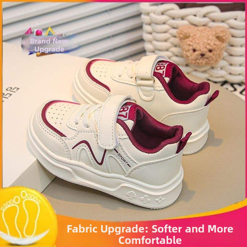 Mergaičių sportbačiai, vaikiški kūdikių bateliai, pavasariniai ir rudens minkšto padu neslystantys vaikiški sportbačiai, nauji berniukiški bateliai