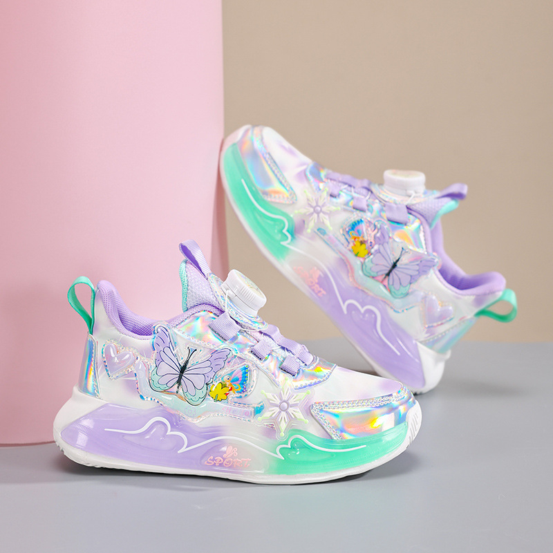 2025. aasta kevad- ja sügisesed uued hingavad võrgust nahast tüdrukute printsessikingad, vabaaja spordijalatsid, jooksujalatsid, hingavad ja mugavad