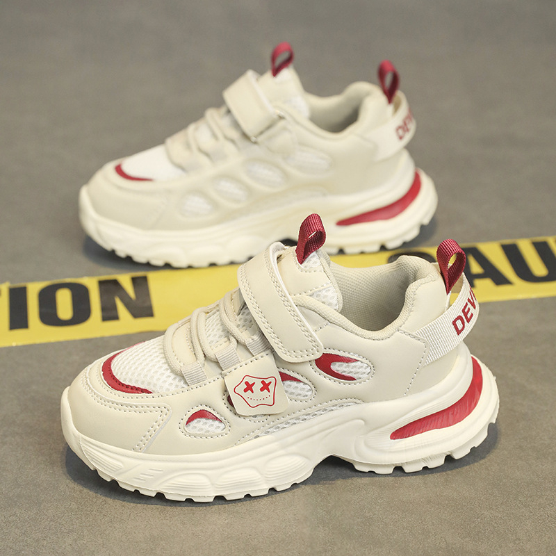 Παπούτσια για μπαμπά για κορίτσια, Φθινόπωρο 2025 Νέο μοντέλο, Αναπνέοντα παπούτσια από πλέγμα για παιδιά, Αγόρια και κορίτσια, Αντιολισθητικά αθλητικά παπούτσια τρεξίματος από πλέγμα, Μοντέρνα