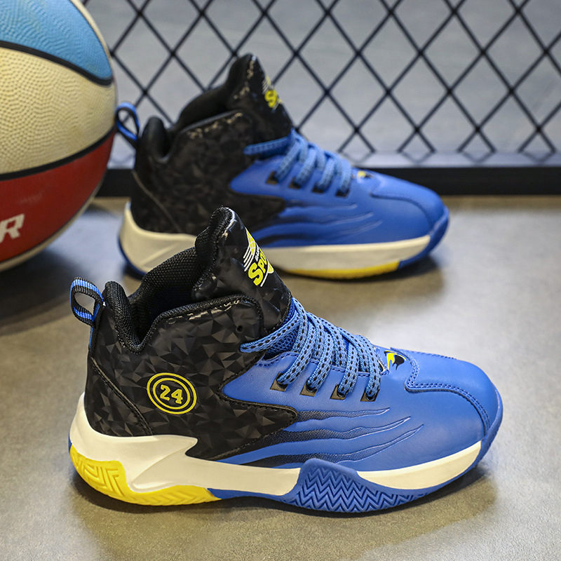 „Balabala Kobe No. 24“ krepšinio bateliai vyrams, vaikiški, 2023 m. žiemos nauji jaunimo vidurinės mokyklos sportiniai bateliai berniukams ir vaikams.