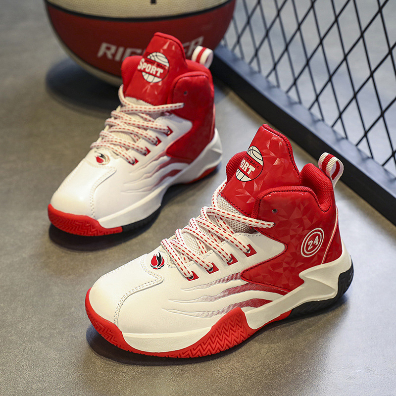 „Balabala Kobe No. 24“ krepšinio bateliai vyrams, vaikiški, 2023 m. žiemos nauji jaunimo vidurinės mokyklos sportiniai bateliai berniukams ir vaikams.