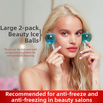 Ilu Essence silmalainepalli tutvustus näo jääkompress suur kristallkuul 2-pakk käepidemega massaaž kuum kompress