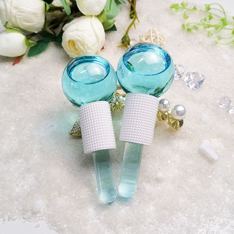 Ilu Essence silmalainepalli tutvustus näo jääkompress suur kristallkuul 2-pakk käepidemega massaaž kuum kompress