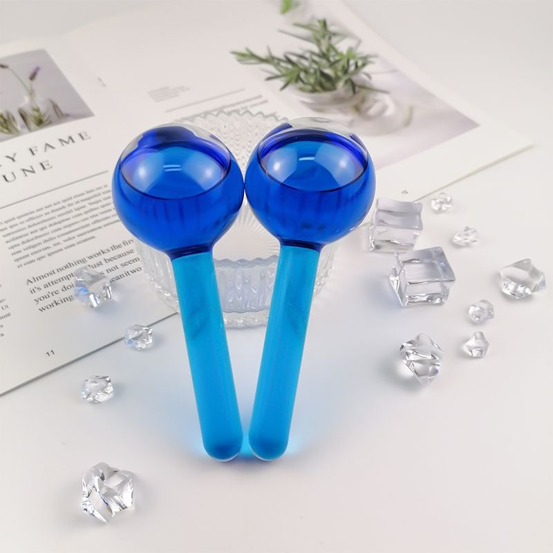 Ilu Essence silmalainepalli tutvustus näo jääkompress suur kristallkuul 2-pakk käepidemega massaaž kuum kompress