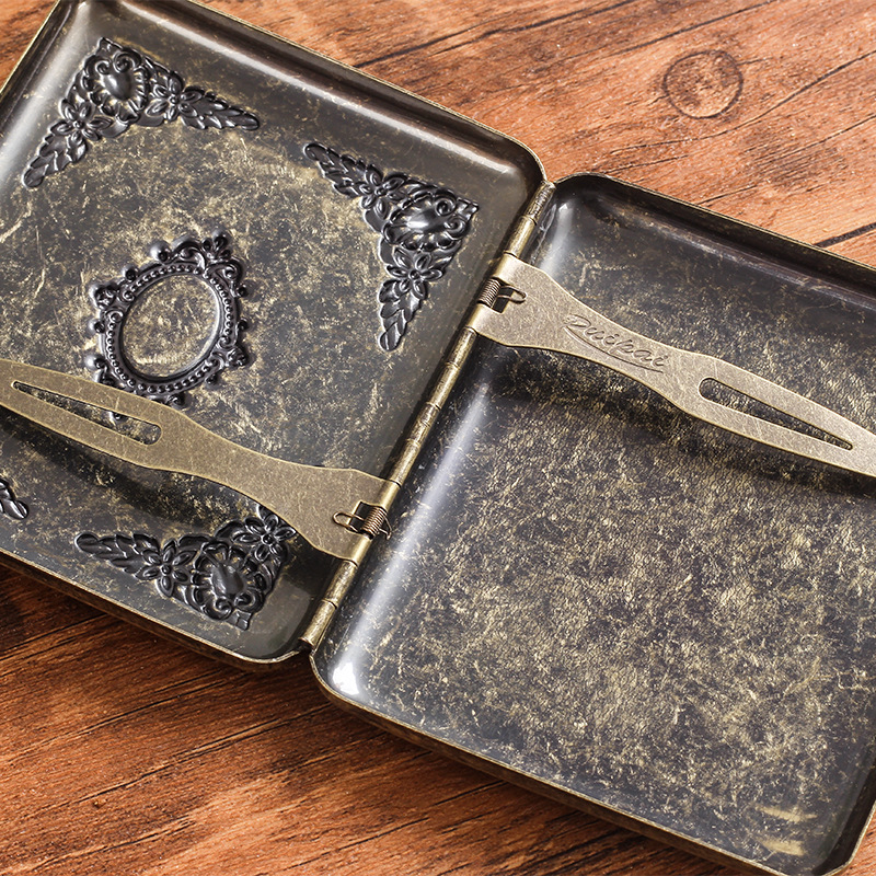 Gui Pai metāla 20 rupjas cigarešu maciņas vīriešu personalizēta pārnēsājama cigarešu turētāja spiediena izturīga mitrumizturīga uzglabāšanas cigarešu maciņa