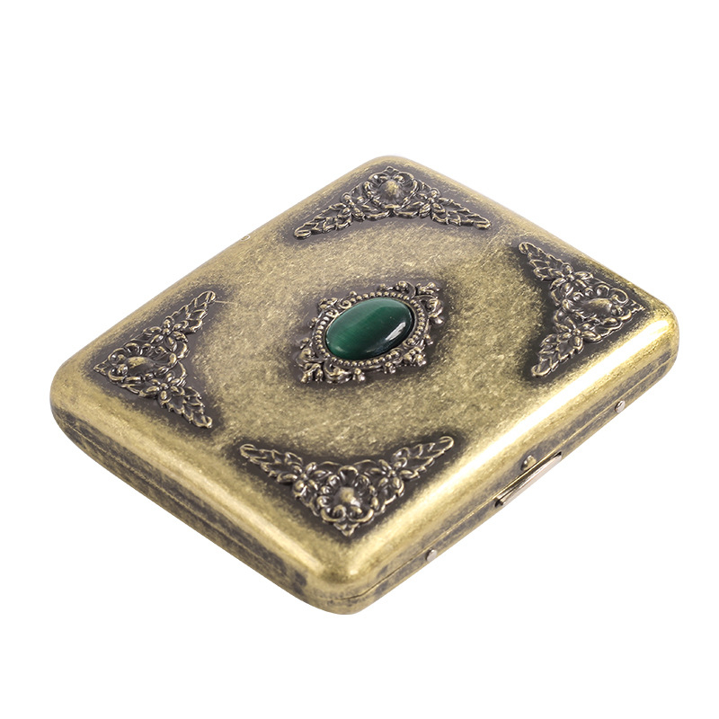 Gui Pai metāla 20 rupjas cigarešu maciņas vīriešu personalizēta pārnēsājama cigarešu turētāja spiediena izturīga mitrumizturīga uzglabāšanas cigarešu maciņa